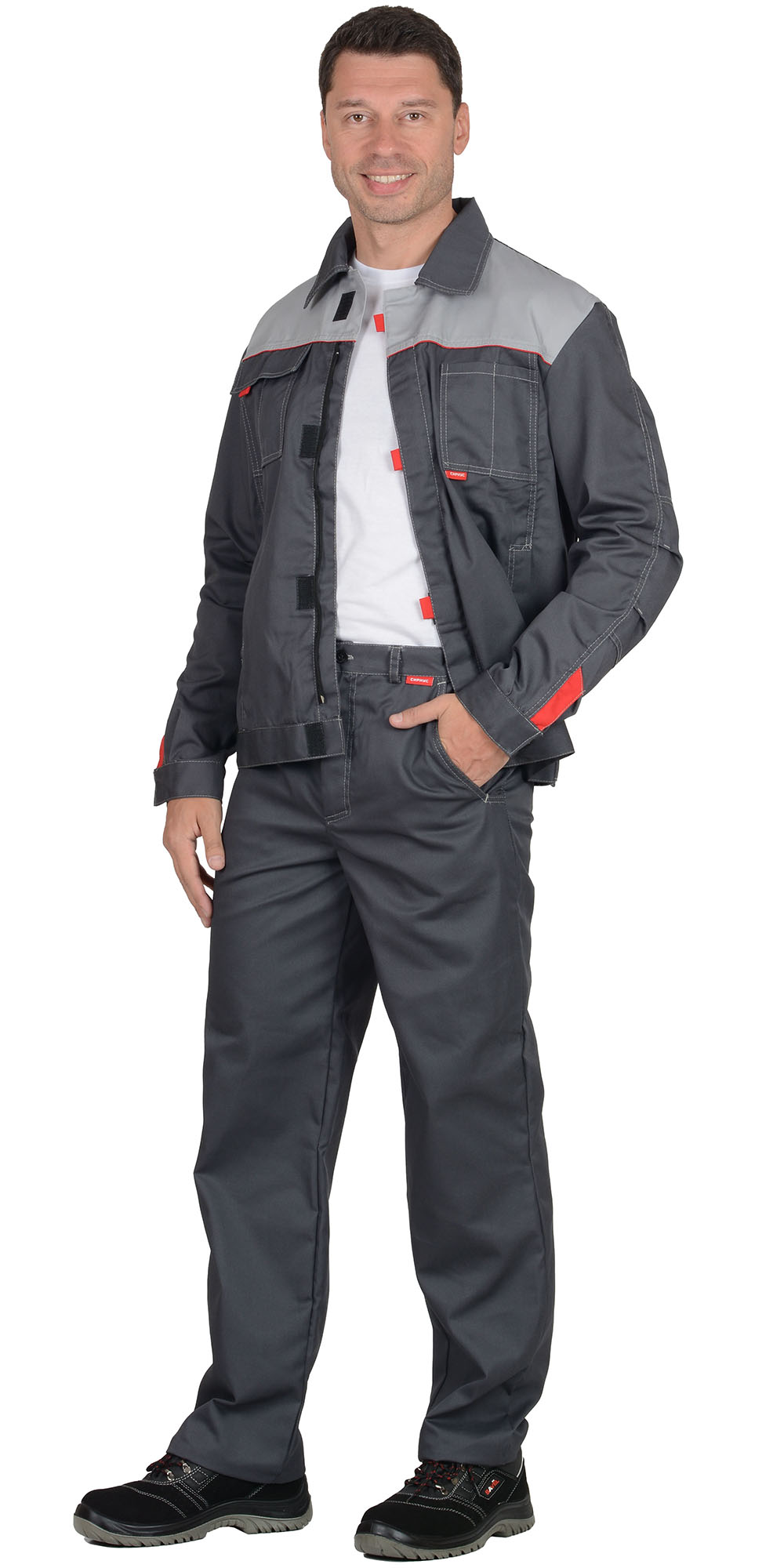 Костюм ФАВОРИТ-1: куртка, брюки, ткань "Твил"