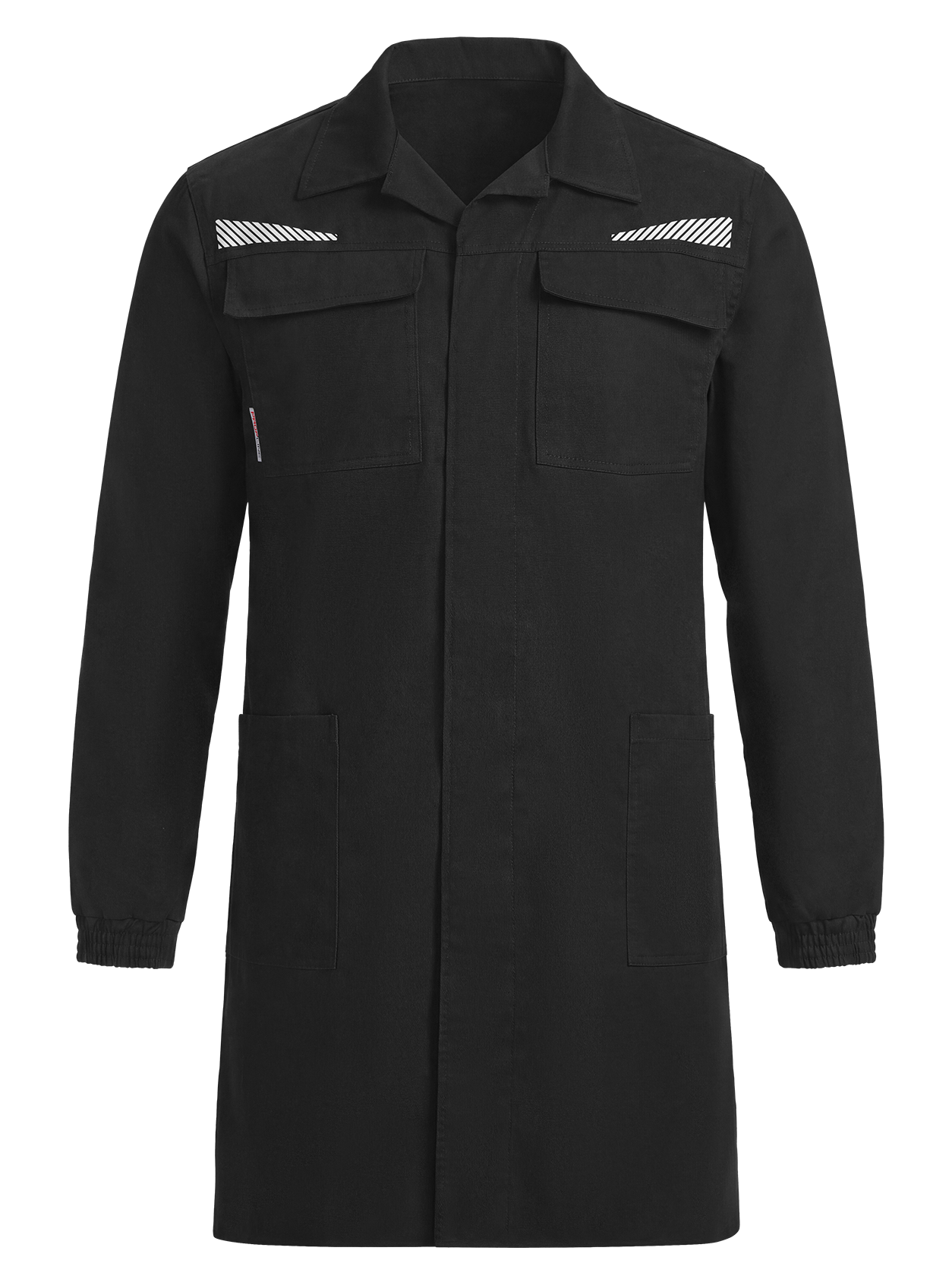 Халат ProfLineSpecialist (тк.Смесовая,240), черный
