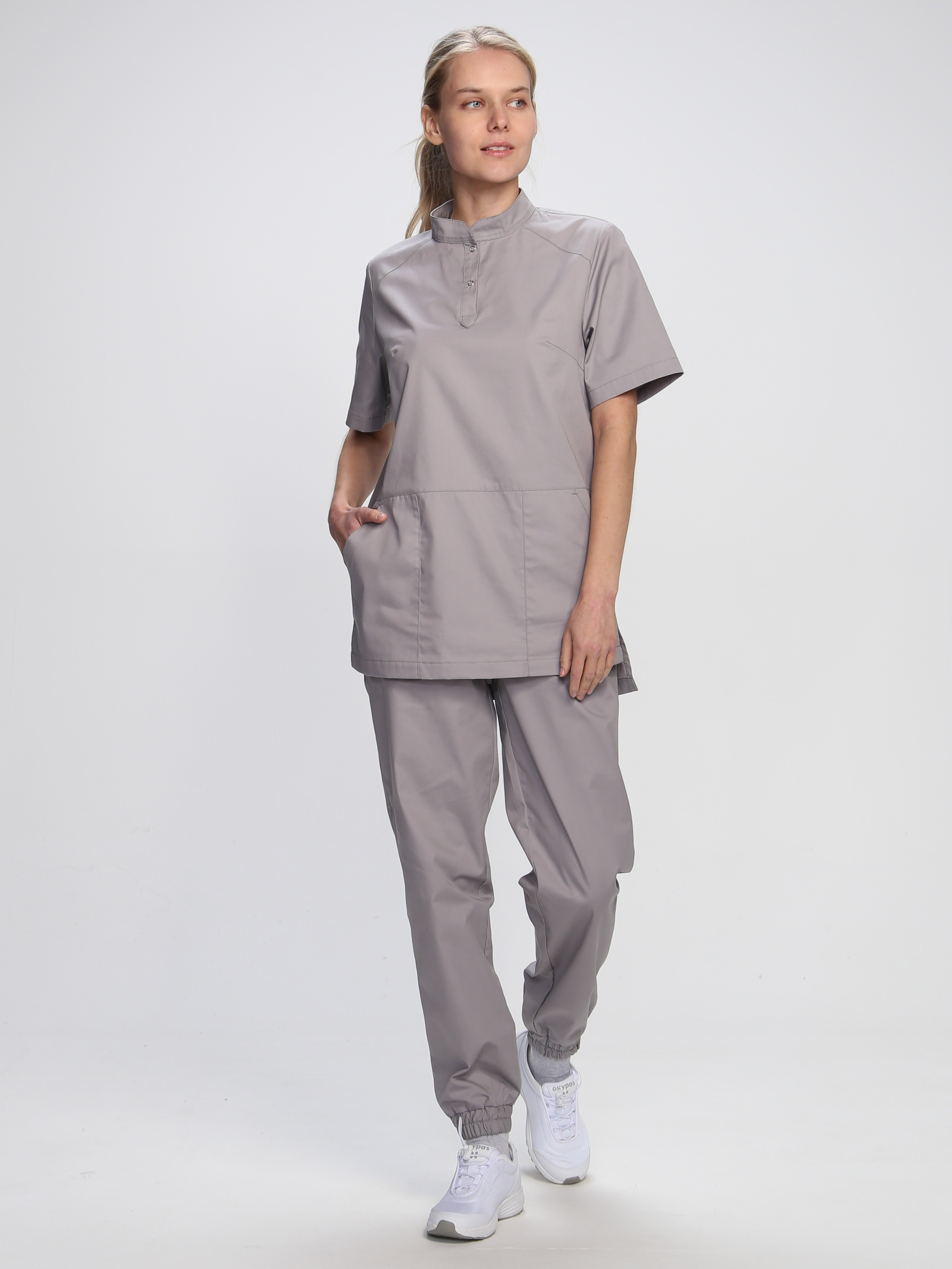 Костюм женский MedLine Ева (тк.Смесовая,145), св.серый