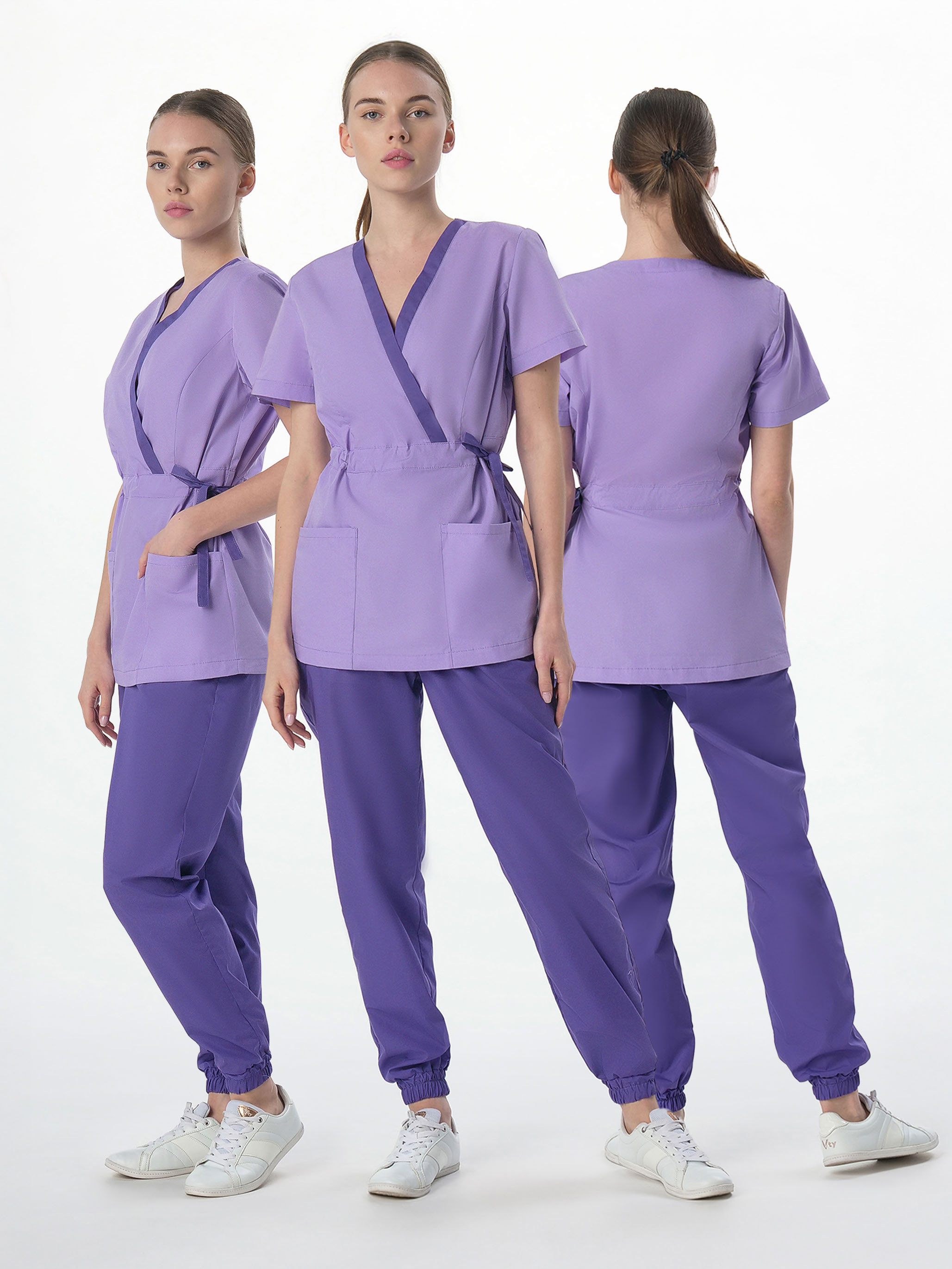 Костюм женский MedLine Арина (тк.Смесовая,120), фиолетовый/сирень