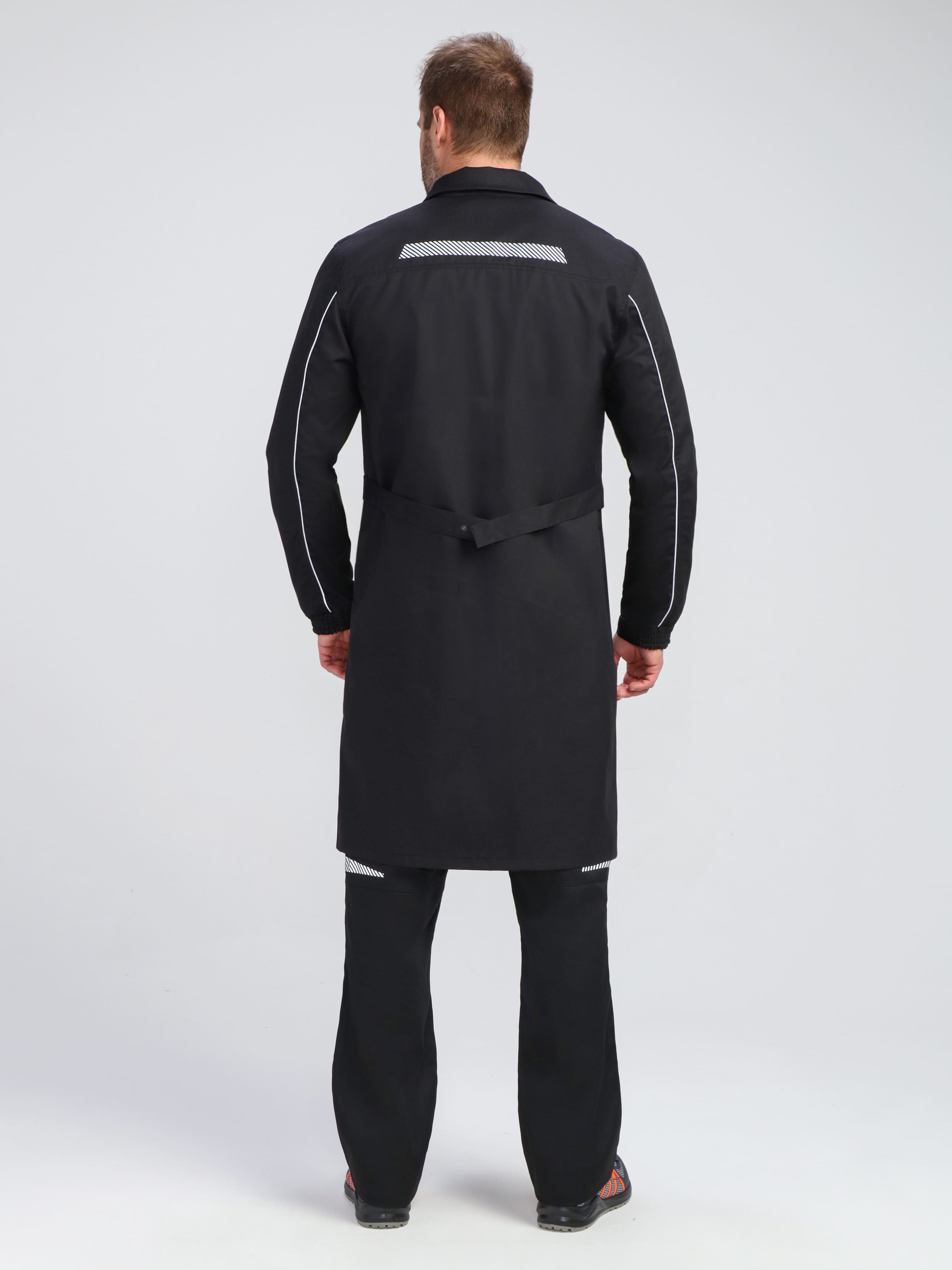 Халат ProfLineSpecialist (тк.Смесовая,240), черный