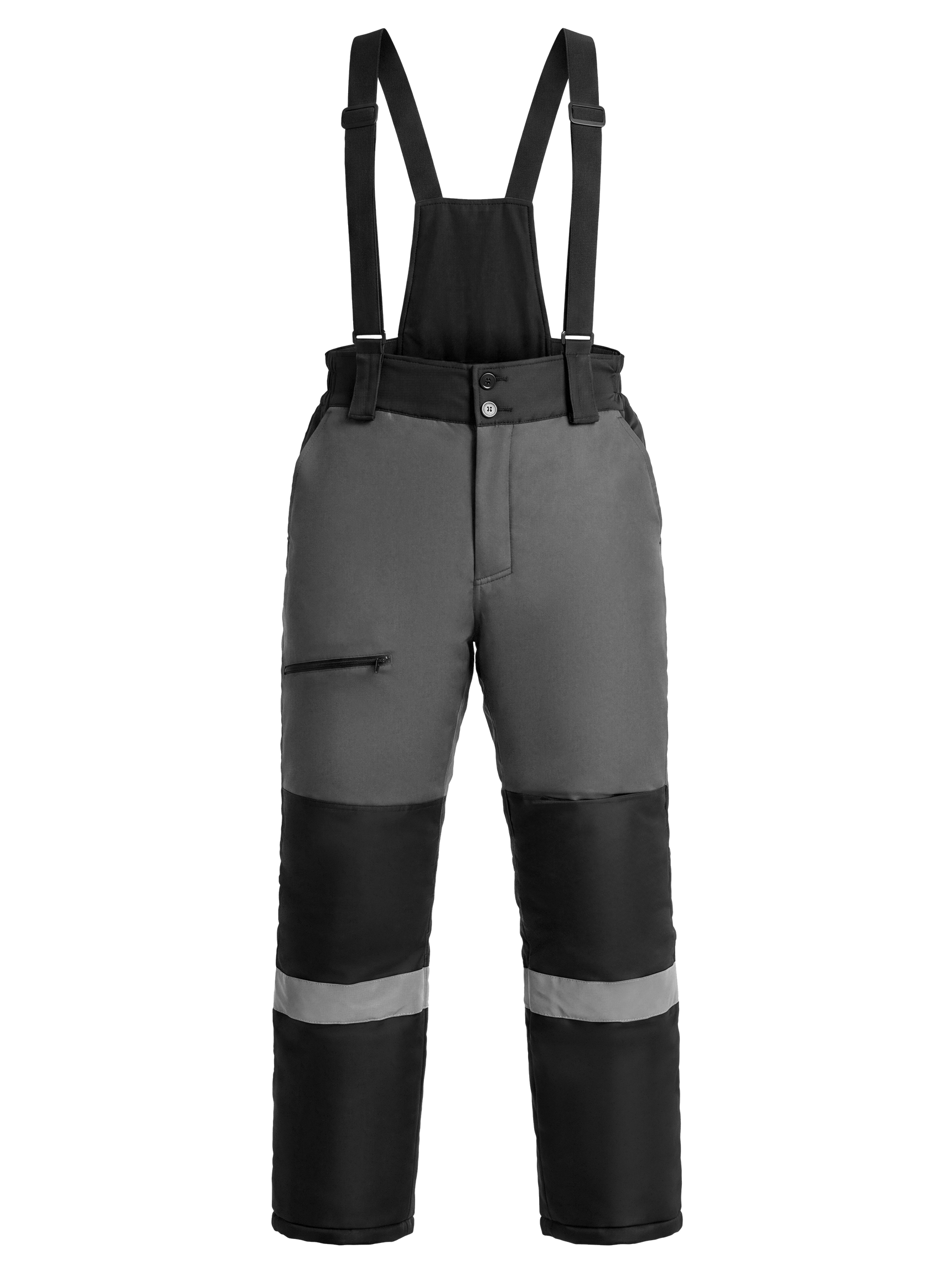 Брюки зимние ProfLineSpecialist (тк.Мембрана,180), серый/черный