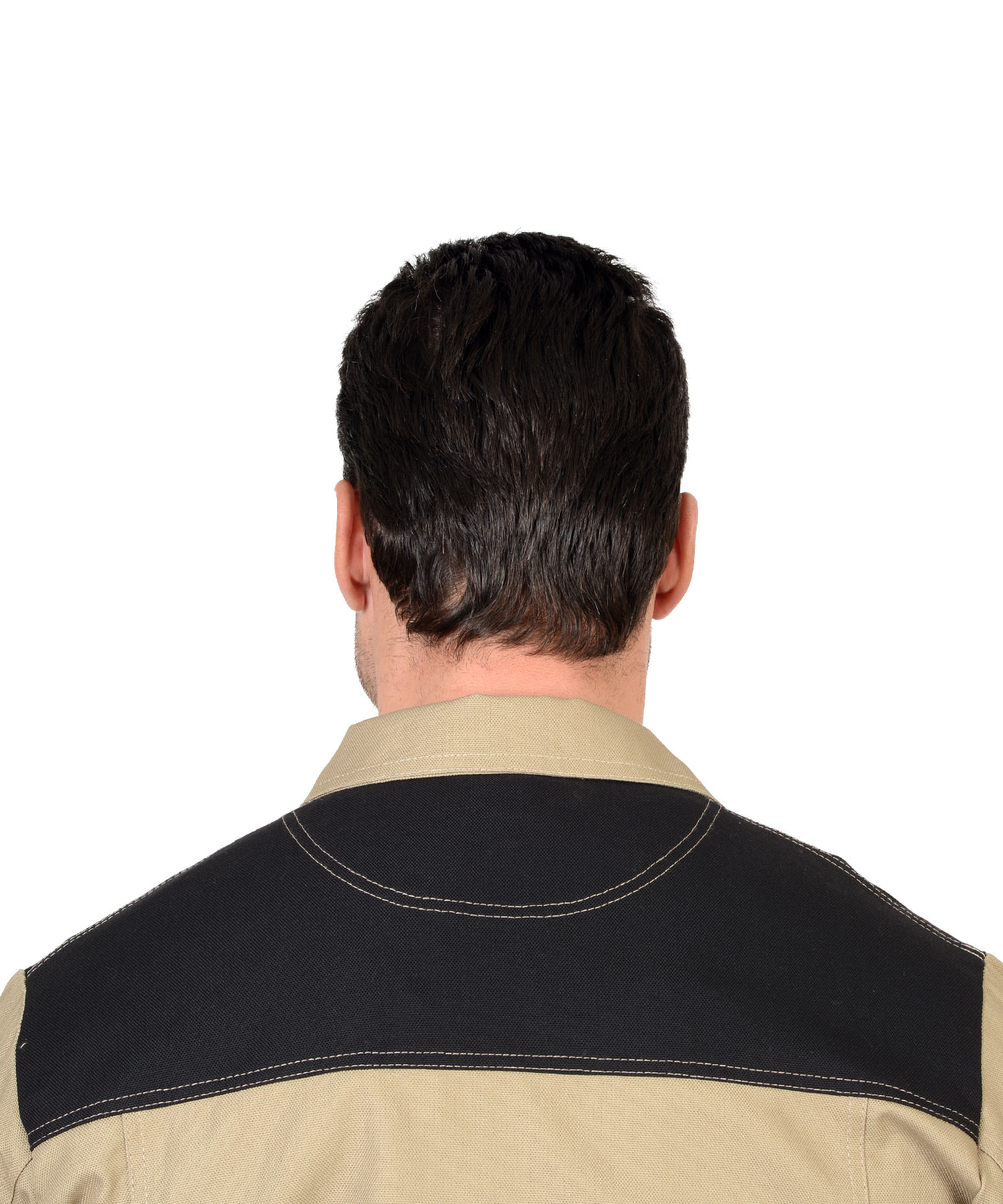 Куртка ВЕСТ-ВОРК коротка, бежевая с черным