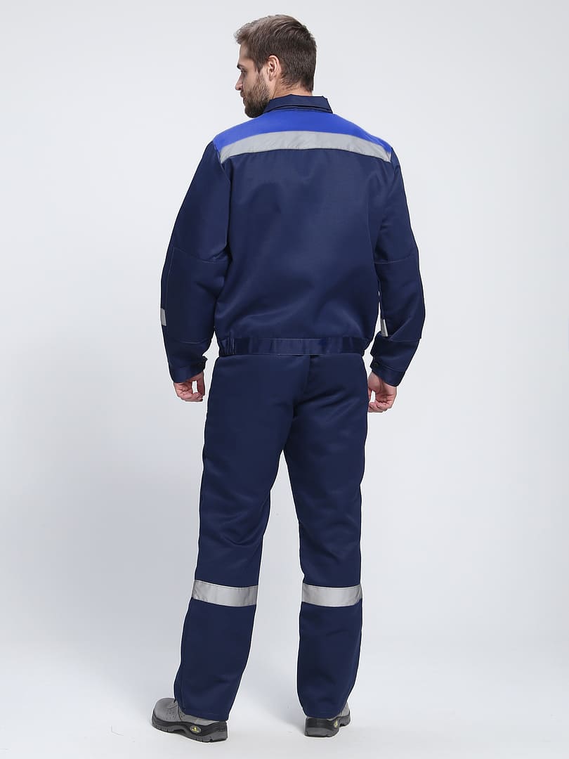 Костюм Лигор-2 СОП CH (тк.Смесовая,210) п/к, т.синий/васильковый