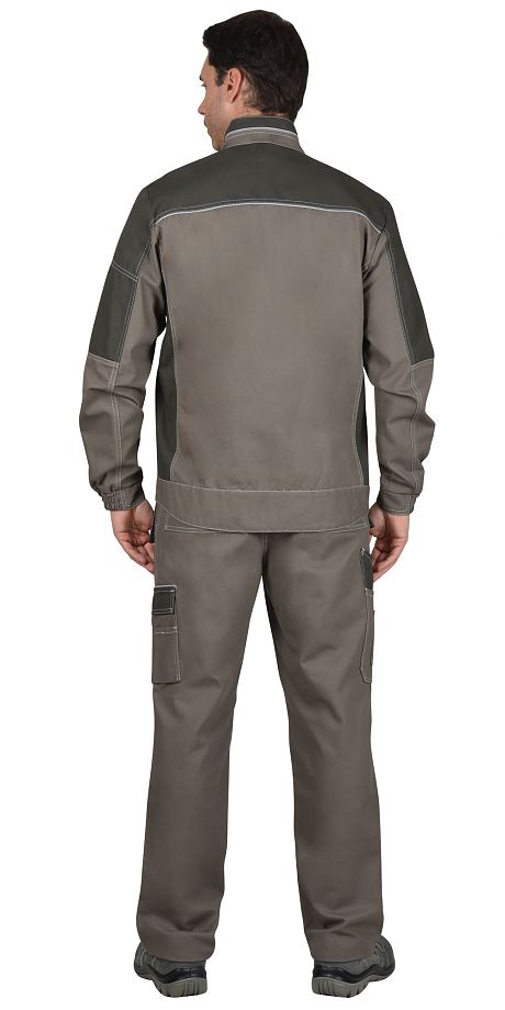 Костюм "ТОКИО-2": куртка, п/к т. песочный с хаки 100% х/б